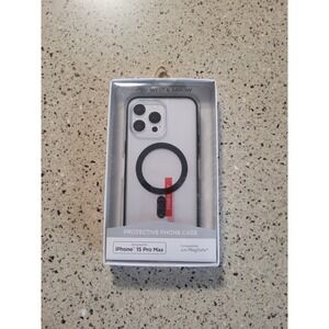 West & Arrow iPhone 15 Pro Max Case Magsafe Black & White Protective Case NEW